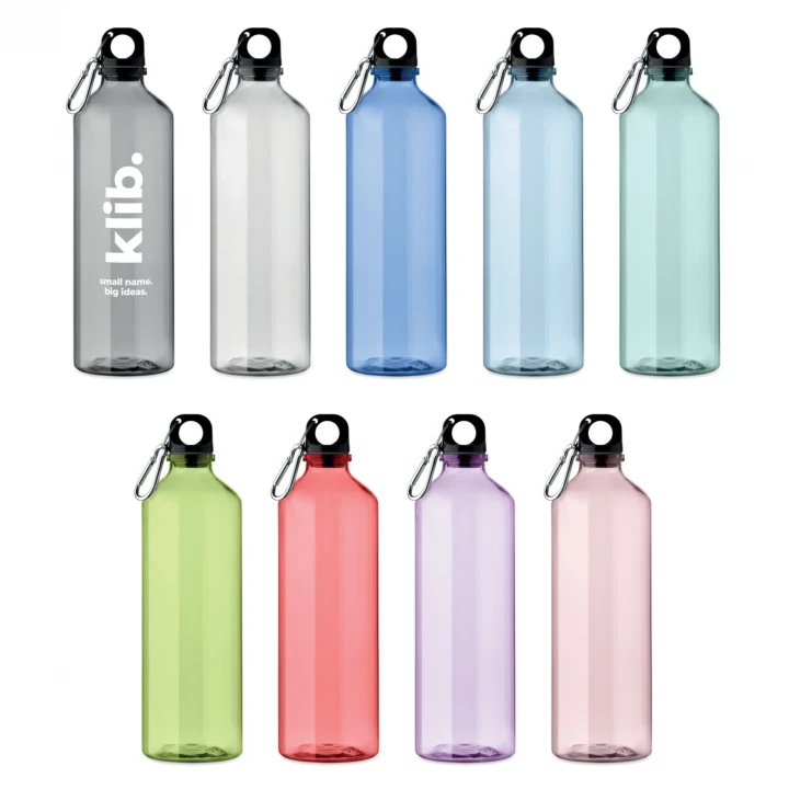RPET Bottle with Carabiner 750ml 