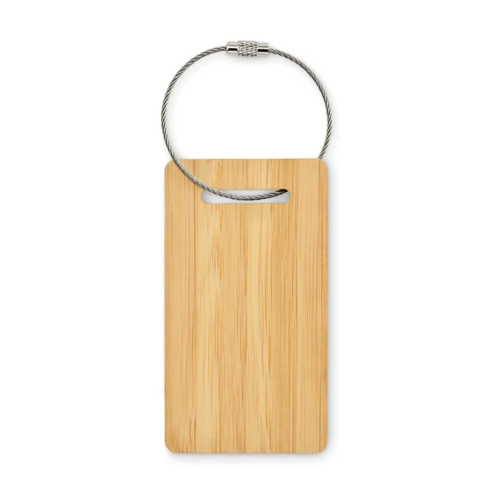 Bamboo Luggage Tag