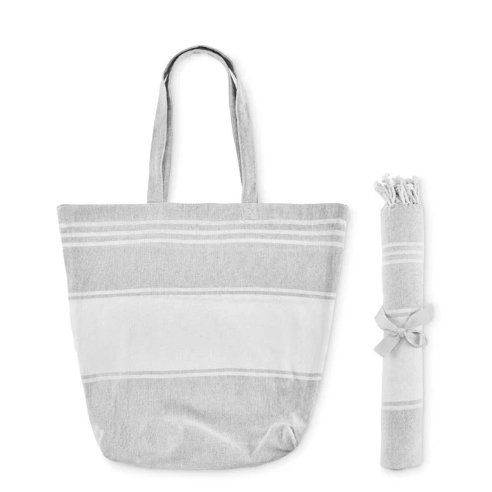 Beach Bag with Hammam Towel
