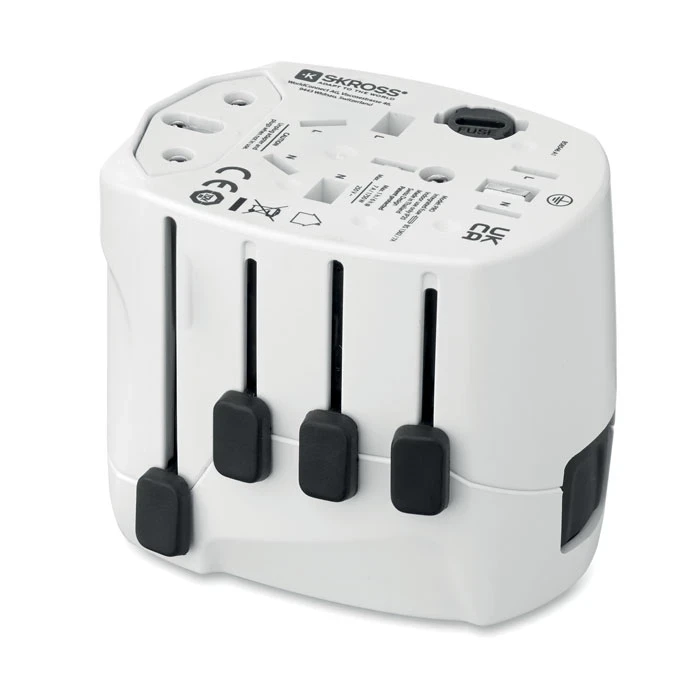 SKROSS® PRO 3-POLE Travel Adapter 