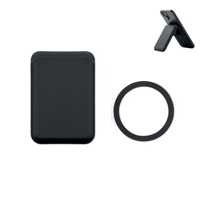 Magnetic PU Leather Credit Card Holder
