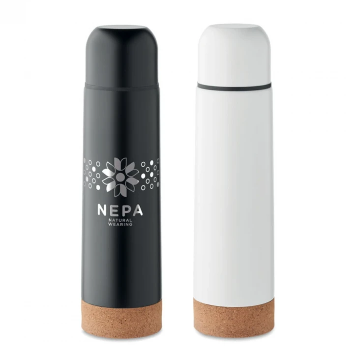 Double Wall Recycled Stainless Steel Flask 500ml