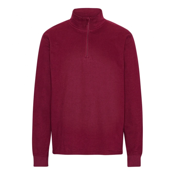 Fairtrade Organic Unisex Quarter Zip Sweatshirt Neutral® 