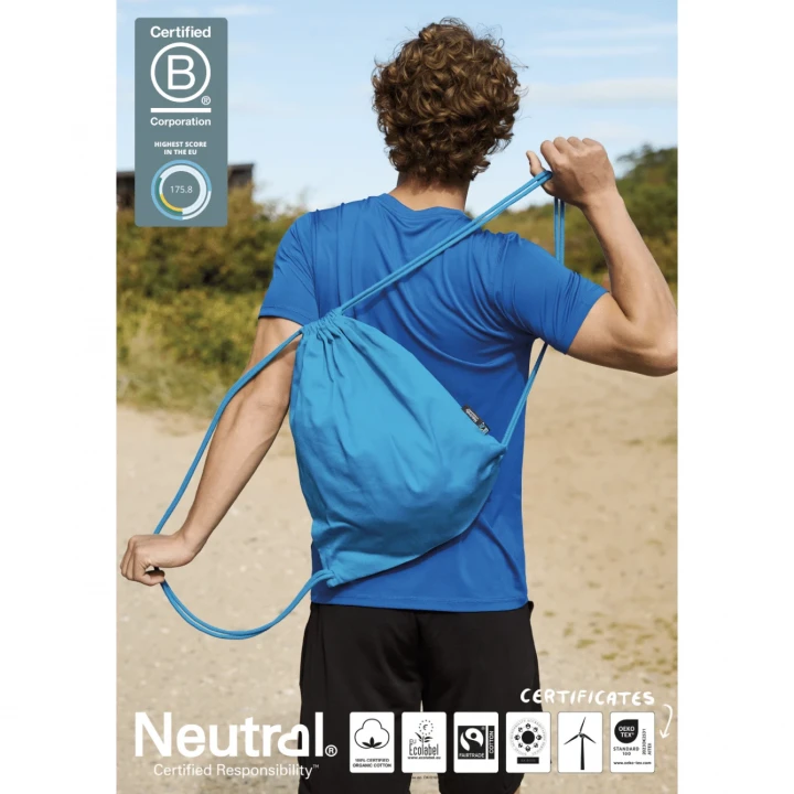 Fairtrade Organic Twill Gym Bag Neutral® 