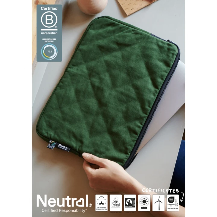 Fairtrade Organic Laptop Bag 15" Neutral® 