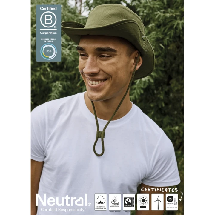 Fairtrade Organic Safari Bucket Hat Neutral® 