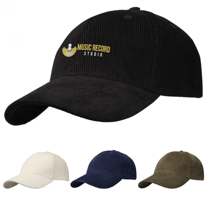Hutton 6 Panel Recycled Corduroy Cap