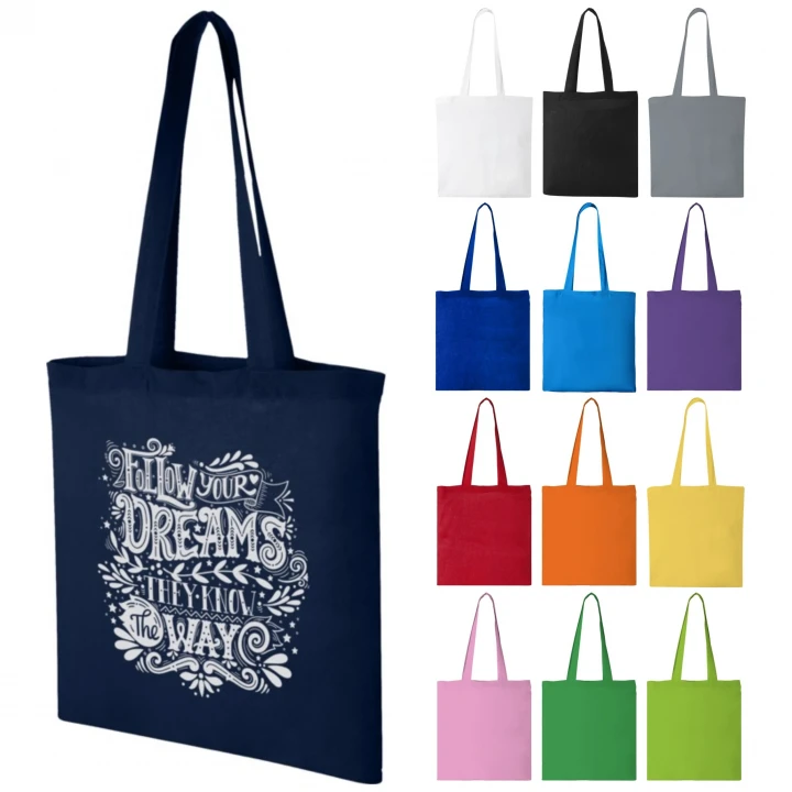 Madras 140 g/m² Cotton Tote Bag 7L