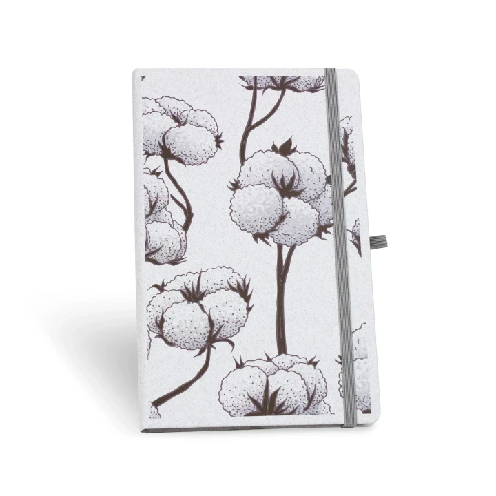 Customisable Eco Custom A5 notebook - Coffee, Cotton