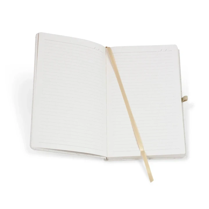 Customisable Eco Custom A5 notebook - Coffee, Cotton