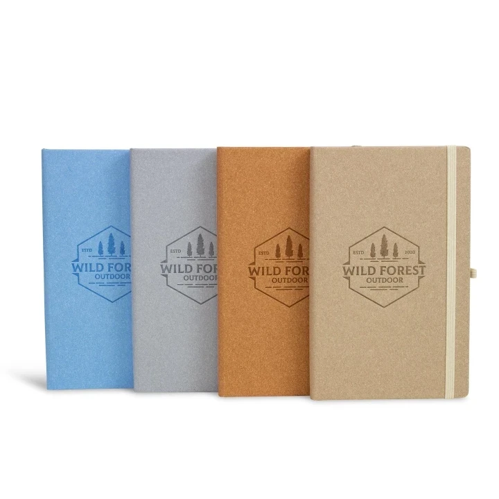 Customisable Eco Custom A5 notebook - Jute, Cora, Wood, Leather