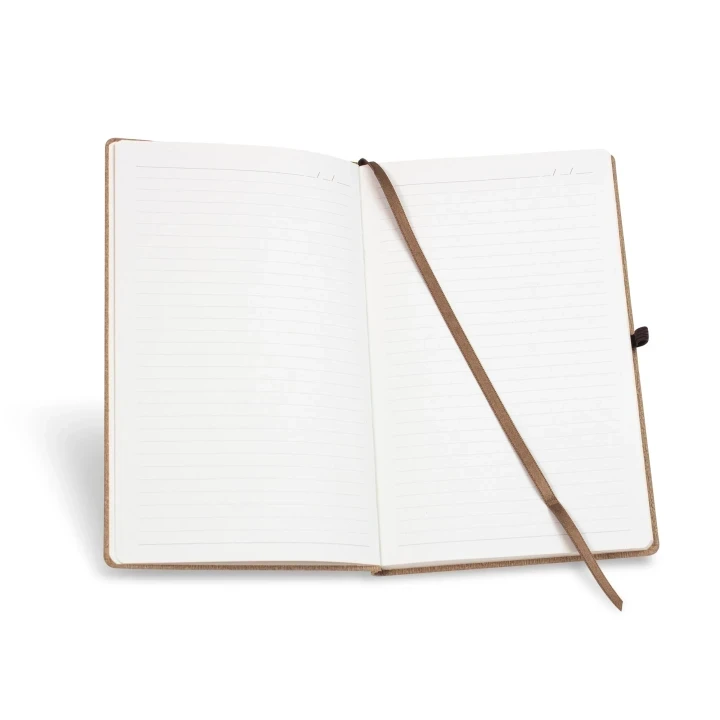 Customisable Eco Custom A5 notebook - Jute, Cora, Wood, Leather