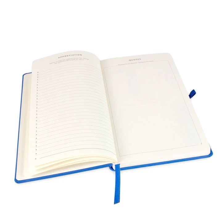 Customisable  12 Week Wellness Journal PU A5 Notebook