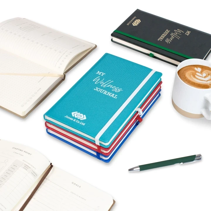 Customisable  12 Week Wellness Journal PU A5 Notebook