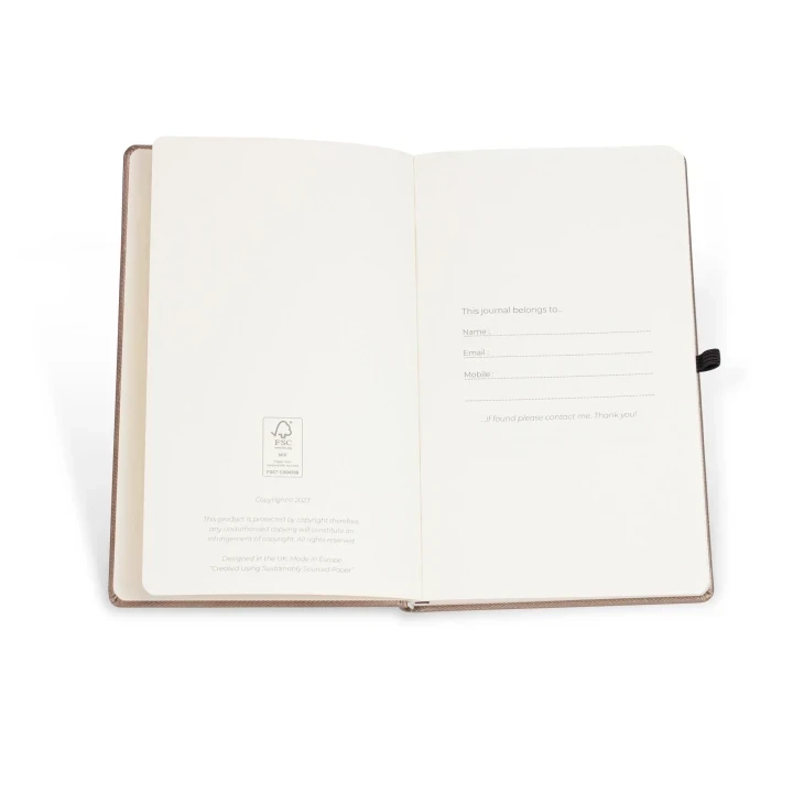 Customisable  12 Week Wellness Journal PU A5 Notebook