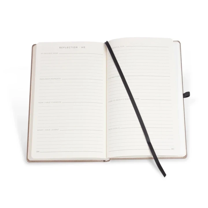 Customisable  12 Week Wellness Journal PU A5 Notebook