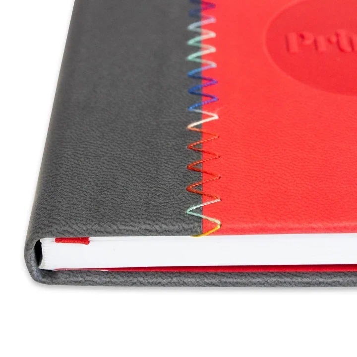 Customisable 2 tone stiched PU A5 Notebook