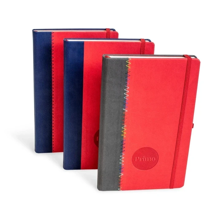 Customisable 2 tone stiched PU A5 Notebook