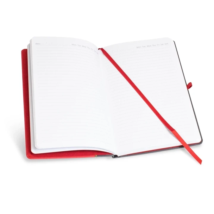 Customisable 2 tone stiched PU A5 Notebook