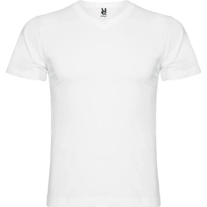 Samoyedo Short Sleeve Men's V-Neck T-Shirt
