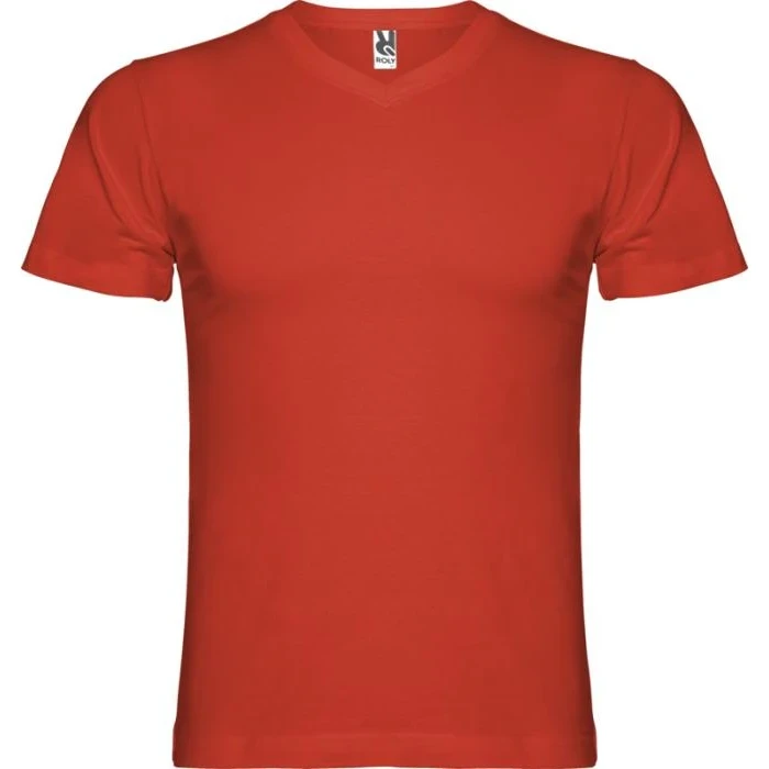 Samoyedo Short Sleeve Men's V-Neck T-Shirt