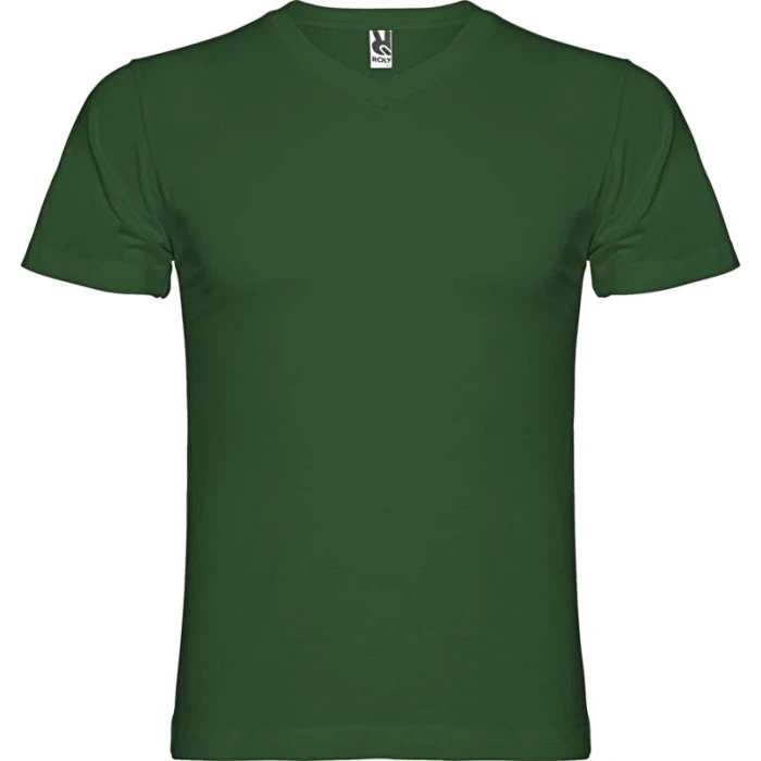 Samoyedo Short Sleeve Men's V-Neck T-Shirt