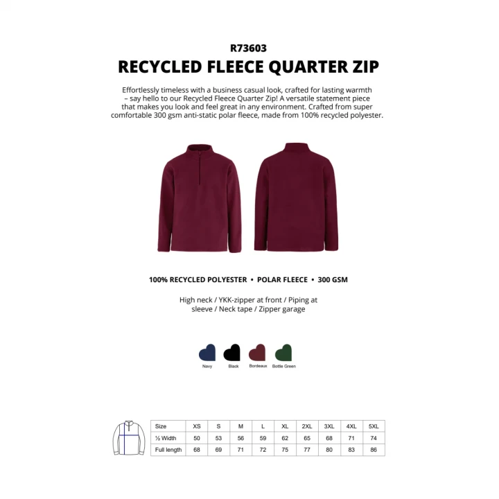 Recycled Fleece Quarter Zip Neutral® 
