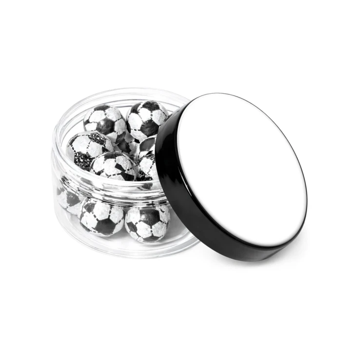Screw Top Jar - Chocolate Footballs
