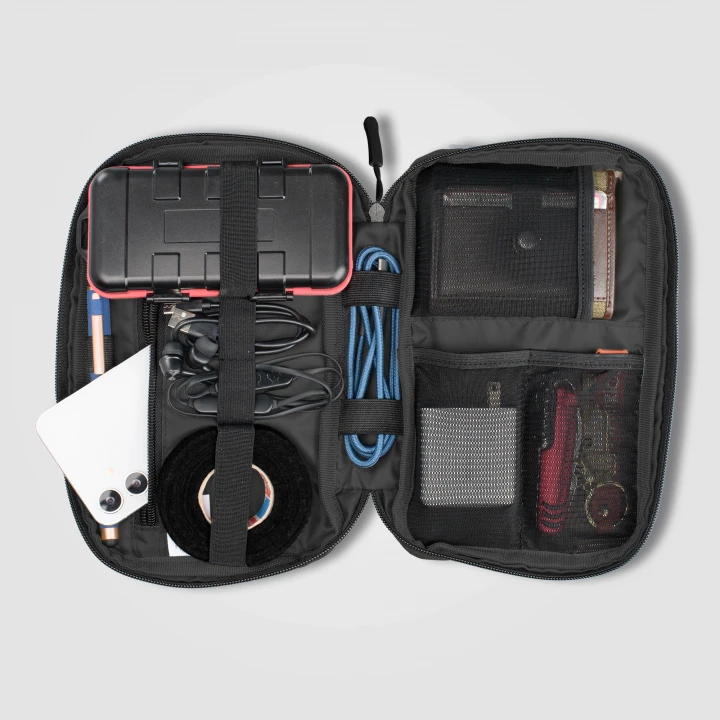 Mercer Recycled Nylon Dual-Pocket Organiser Pouch 1.5L