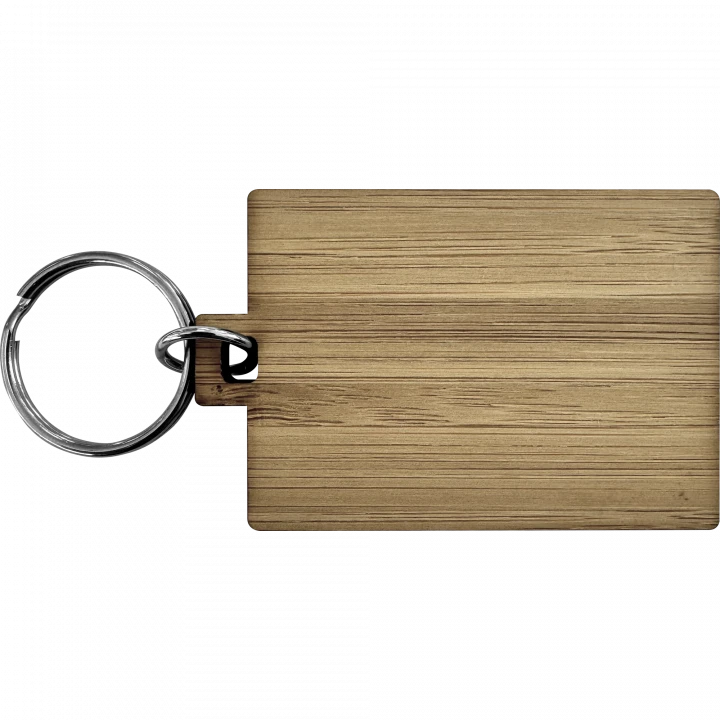 Elora Bamboo Keyring (Rectangle-Short)