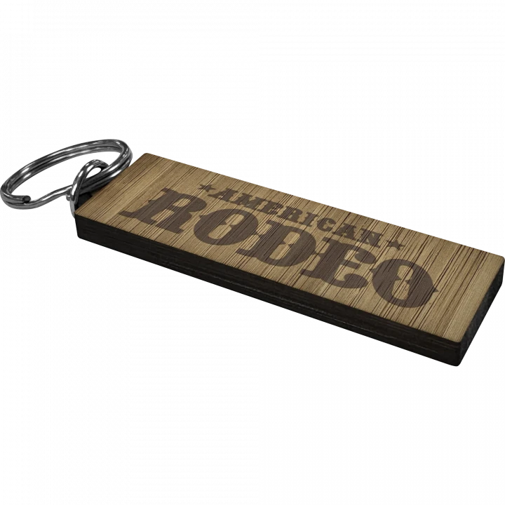 Orana Bamboo Keyring (Rectangle-Long)