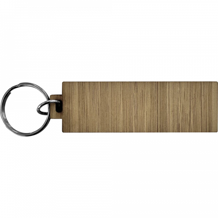 Orana Bamboo Keyring (Rectangle-Long)