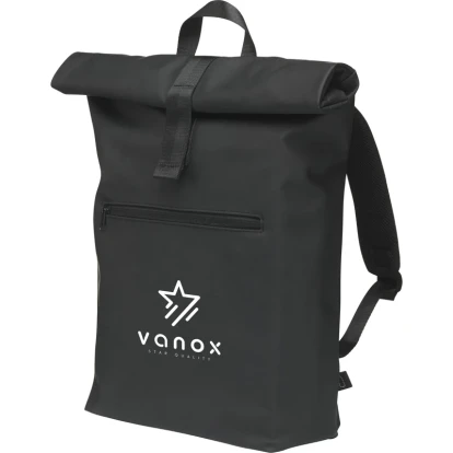 Recycled roll-top backpack