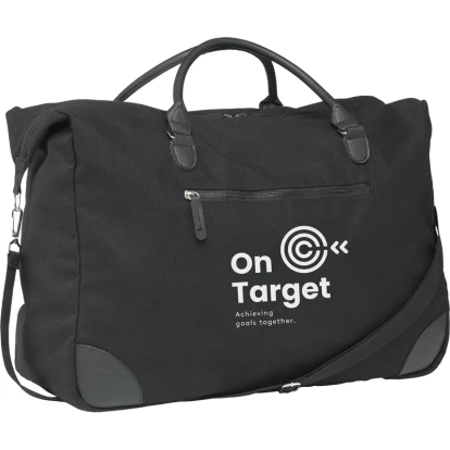 Recycled canvas travel bag