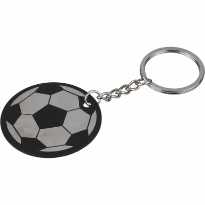 Ciro Recycled Stainless Steel Football Keyring
