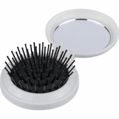 Brush and Mirror in a Recycled Case