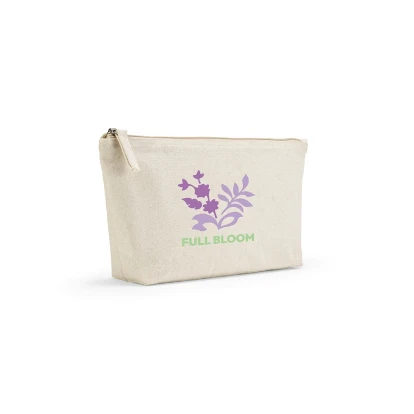 Cairo L Toiletry Bag 3.9L 320gsm rCotton with zipper