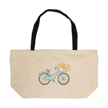 Urban Carrier Cotton Bag - Natural/Black