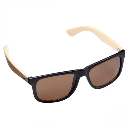 Bamboo Sunglasses Black/Brown