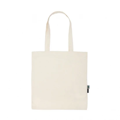 Fairtrade Organic Shopping Bag Long Handles Neutral® 