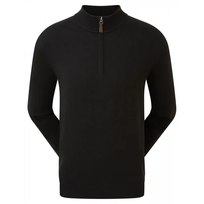Fj (Footjoy) Gent'S  Golf Half Zip Wool Blend Pullover