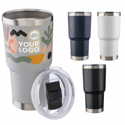 The Marano Stainless Steel Double Walled Travel Mug 590ml