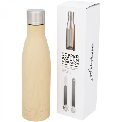 Vasa 500ml Wood-Look Copper Vacuum Insulated Bottle