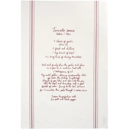 Aberdeen cotton recipe tea towel