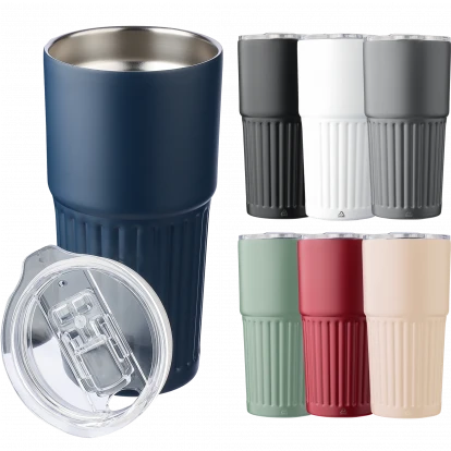 Kael Recycled Stainless Steel Double Walled Drinking Mug 500ml
