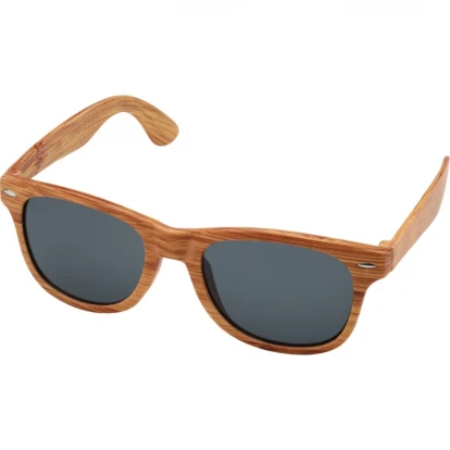 Mira Wood-Look Sunglasses