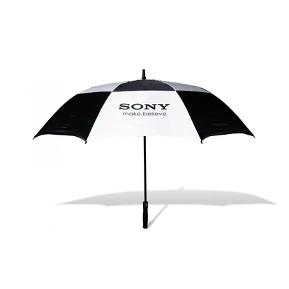 60" Cirrus Golf Auto Opening Double Canopy Umbrella 