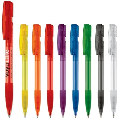 Nash ball pen rubber grip transparent