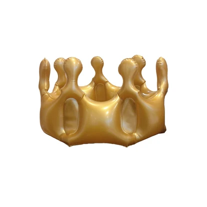 Inflatable Crown Corona - Gold