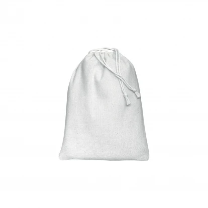 Sustainable Living Medium Drawstring Cotton Pouch